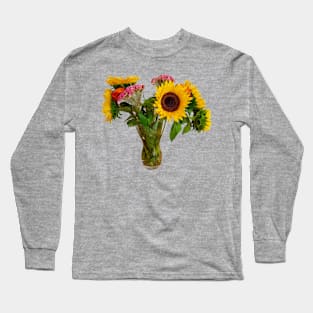 Sunflowers in a Vase Long Sleeve T-Shirt